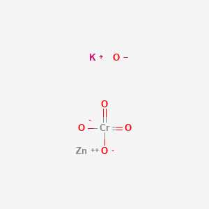 Potassium zinc chromate oxide (K2Zn4(CrO4)4O)