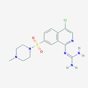 1-(4-Chloro-7-(4-methylpiperazin-1-ylsulfonyl)isoquinolin-1-YL)guanidine