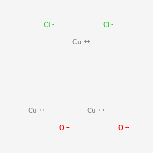 molecular formula Cl2Cu3O2 B13747102 Copper chloride oxide (Cu2Cl2O) CAS No. 12167-76-9