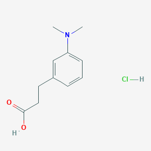 3-[3-(Dimethylamino)phenyl]propanoic acid hydrochloride