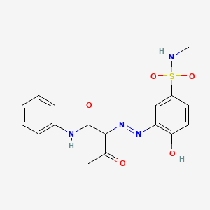 2-((2-Hydroxy-5-((methylamino)sulphonyl)phenyl)azo)-3-oxo-N-phenylbutyramide