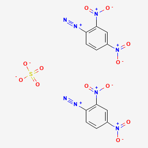 molecular formula C12H6N8O12S B13747133 2,4-dinitrobenzenediazonium;sulfate CAS No. 31506-87-3