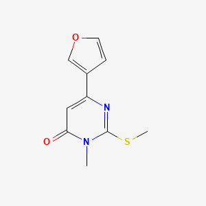 6-(furan-3-yl)-3-methyl-2-(methylthio)pyrimidin-4(3H)-one