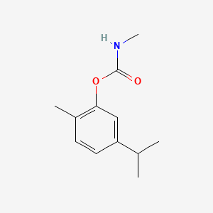 Carbamic acid, methyl-, carvacryl ester