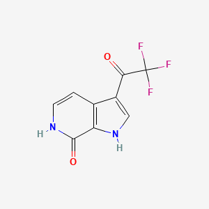 3-(2,2,2-Trifluoroacetyl)-1,6-dihydropyrrolo[2,3-c]pyridin-7-one