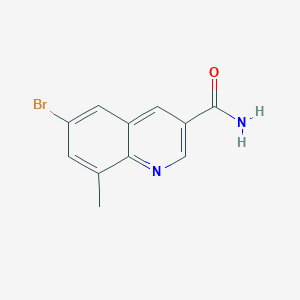 6-Bromo-8-methylquinoline-3-carboxamide