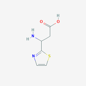 B1374727 3-Amino-3-(1,3-thiazol-2-yl)propanoic acid CAS No. 52396-78-8