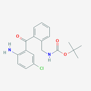 2-Amino-2'-tert-butoxycarbonylaminomethyl-5-chlorobenzophenone