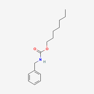 Carbamic acid, (phenylmethyl)-, heptyl ester