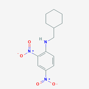 molecular formula C13H17N3O4 B13747352 N-Cyclohexylmethyl-2,4-dinitroaniline CAS No. 26389-55-9