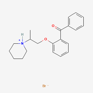 2-(2-Piperidinopropoxy)benzophenone hydrobromide