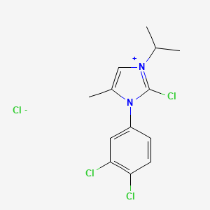 2-Chloro-3-(3,4-dichlorophenyl)-1-isopropyl-4-methyl-imidazolium chloride