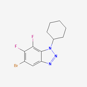 5-Bromo-1-cyclohexyl-6,7-difluoro-1,2,3-benzotriazole