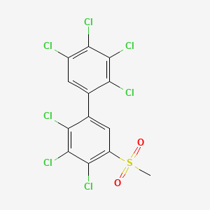 3-Methylsulfonyl-2',3',4,4',5,5',6-heptachlorobiphenyl