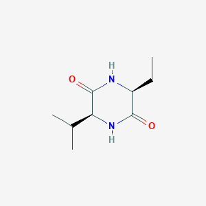 (3S,6S)-3-Ethyl-6-(1-methylethyl)piperazine-2,5-dione