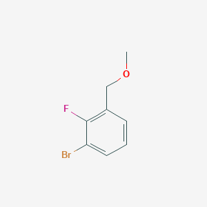 molecular formula C8H8BrFO B1374756 1-溴-2-氟-3-(甲氧基甲基)苯 CAS No. 1307255-11-3