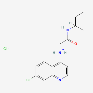 2-(7-Chloro-4-quinolylamino)-N-sec-butylacetamide monohydrochloride