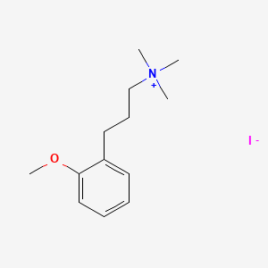 (3-(o-Methoxyphenyl)propyl)trimethylammonium iodide