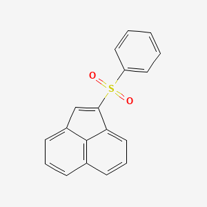 molecular formula C18H12O2S B13747625 1-(Phenylsulfonyl)acenaphthylene CAS No. 26159-62-6