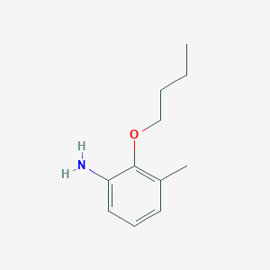 molecular formula C11H17NO B1374763 2-Butoxy-3-methylaniline CAS No. 1375068-69-1