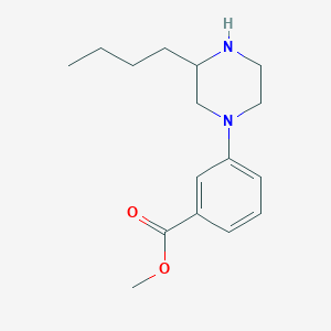 Methyl 3-(3-butylpiperazin-1-yl)benzoate