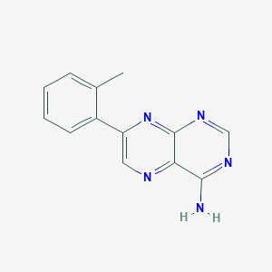 7-(2-Methylphenyl)pteridin-4-amine