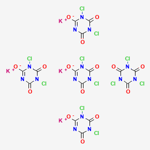 molecular formula C15Cl11K4N15O15 B13747680 Einecs 264-903-3 CAS No. 34651-95-1