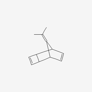 Tricyclo(4.2.1.02,5)nona-3,7-diene, 9-(1-methylethylidene)-,(1alpha,2alpha,5alpha,6alpha)-