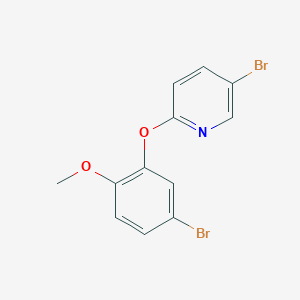 5-Bromo-2-(5-bromo-2-methoxyphenoxy)pyridine