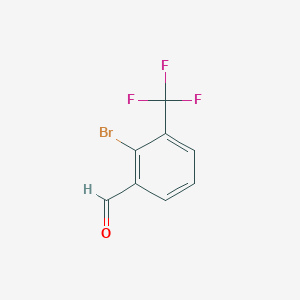 molecular formula C8H4BrF3O B1374777 2-Bromo-3-(trifluoromethyl)benzaldehyde CAS No. 1114808-95-5