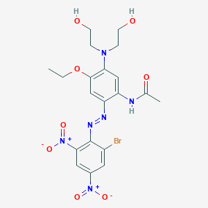 N-[5-[Bis-(2-hydroxyethyl)amino]-2-[(2-bromo-4,6-dinitrophenyl)azo]-4-ethoxyphenyl]acetamide