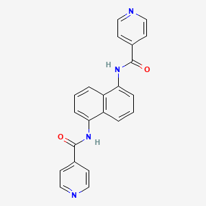 N,N'-(Naphthalene-1,5-diyl)diisonicotinamide