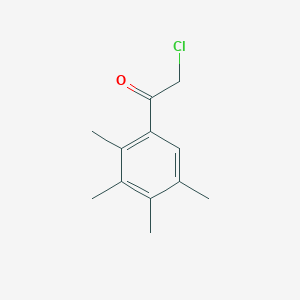 molecular formula C12H15ClO B137478 2-氯-1-(2,3,4,5-四甲基苯基)乙酮 CAS No. 153275-53-7