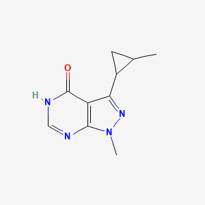 1-methyl-3-(2-methylcyclopropyl)-2H-pyrazolo[3,4-d]pyrimidin-4-one