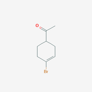 molecular formula C8H11BrO B1374781 1-(4-Bromocyclohex-3-en-1-yl)ethanone CAS No. 651358-93-9