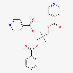 2-((Isonicotinoyloxy)methyl)-2-methylpropane-1,3-diyl diisonicotinate