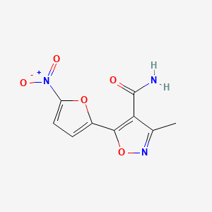 4-Isoxazolecarboxamide, 3-methyl-5-(5-nitro-2-furyl)-