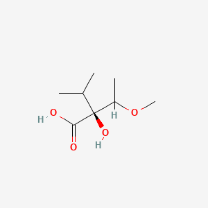 molecular formula C8H16O4 B13747843 Heliotrinic acid CAS No. 25039-18-3