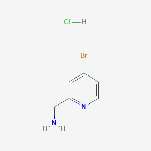 molecular formula C6H8BrClN2 B1374785 (4-Bromopyridin-2-yl)methanamine hydrochloride CAS No. 1001414-95-4