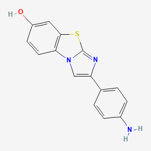 2-(4-Aminophenyl)imidazo[2,1-b][1,3]benzothiazol-7-ol