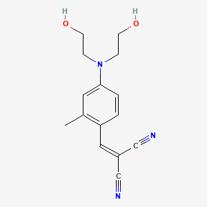 Propanedinitrile, [[4-[bis(2-hydroxyethyl)amino]-2-methylphenyl]methylene]-