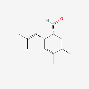 3-Cyclohexene-1-carboxaldehyde, 4,5-dimethyl-2-(2-methyl-1-propenyl)-, (1R,2S,5S)-rel-