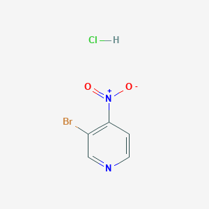 molecular formula C5H4BrClN2O2 B1374800 3-Bromo-4-nitropyridine hydrochloride CAS No. 1416354-31-8