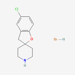 5-chlorospiro[3H-1-benzofuran-2,4'-piperidine];hydrobromide