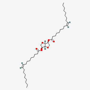 molecular formula C42H74O6 B13748010 [(3S,3aS,6S,6aS)-6-[(Z)-octadec-9-enoyl]oxy-2,3,3a,5,6,6a-hexahydrofuro[3,2-b]furan-3-yl] (Z)-octadec-9-enoate CAS No. 4252-85-1