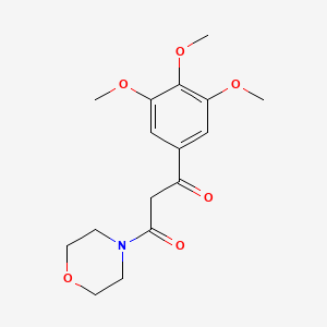 Acetophenone, 2-(morpholinocarbonyl)-3',4',5'-trimethoxy-