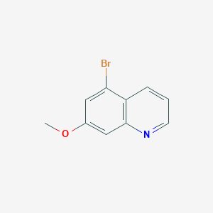 molecular formula C10H8BrNO B1374806 5-Bromo-7-metoxiquinolina CAS No. 1126824-44-9