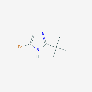 molecular formula C7H11BrN2 B1374808 5-溴-2-叔丁基-1H-咪唑 CAS No. 1559067-54-7