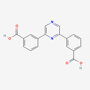 3,3'-(Pyrazine-2,6-diyl)dibenzoic acid