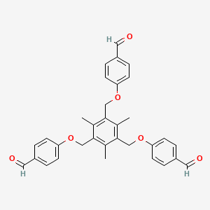 molecular formula C33H30O6 B13748100 4,4',4